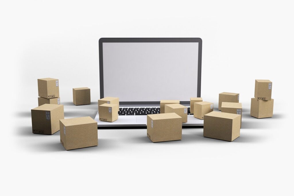 Delivery Boxes Laptop  - Mediamodifier / Pixabay