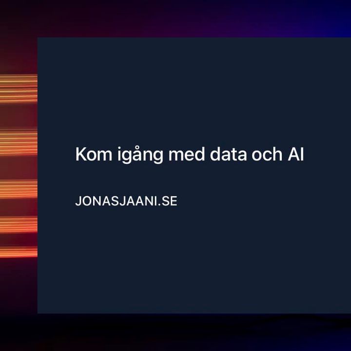 Kom igång med data och AI 1) lär organisation vad data kan