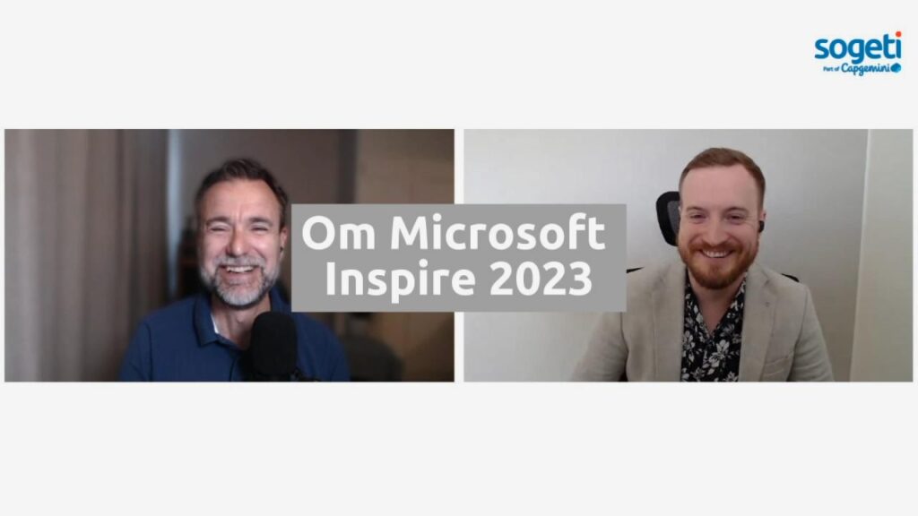 Inspire är en årlig konferens för Microsoft-partners. Jonas